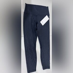 lululemon athletica Black Leopard-Print High-Rise Leggings